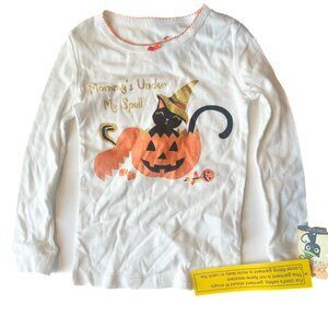 NWT Spooky Night Mommy's Under My Spell Long Sleeve T-Shirt Girl's Size 4T NEW